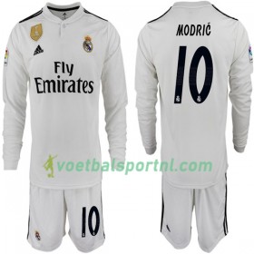 Real Madrid Modrić 10 Kind Thuis Tenue 2018-19 L/S